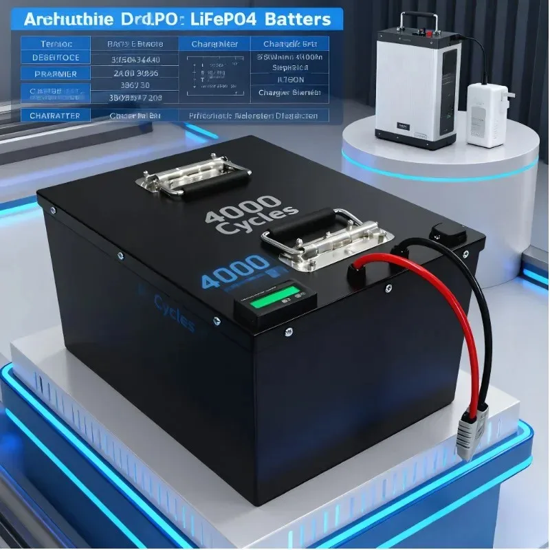 LiFePO4 Battery Pack Built-in  - огляд і ціна Lifepo4 72V 100Ah Battery Pack Ev