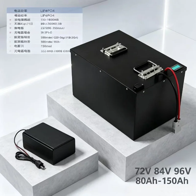 LiFePO4 Battery Pack Built-in  - огляд і ціна Lifepo4 72V 100Ah Battery Pack Ev